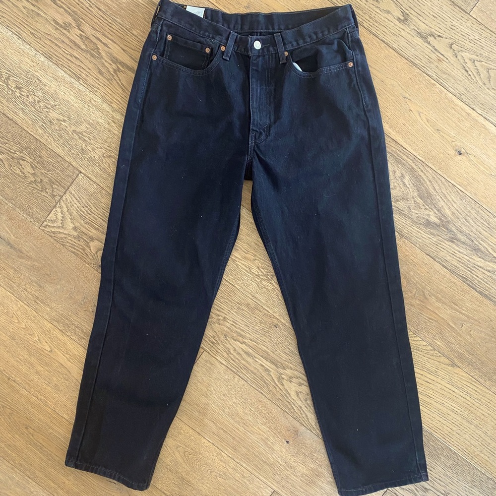 Levi 505, black, straight fit jean.  Size 34/29